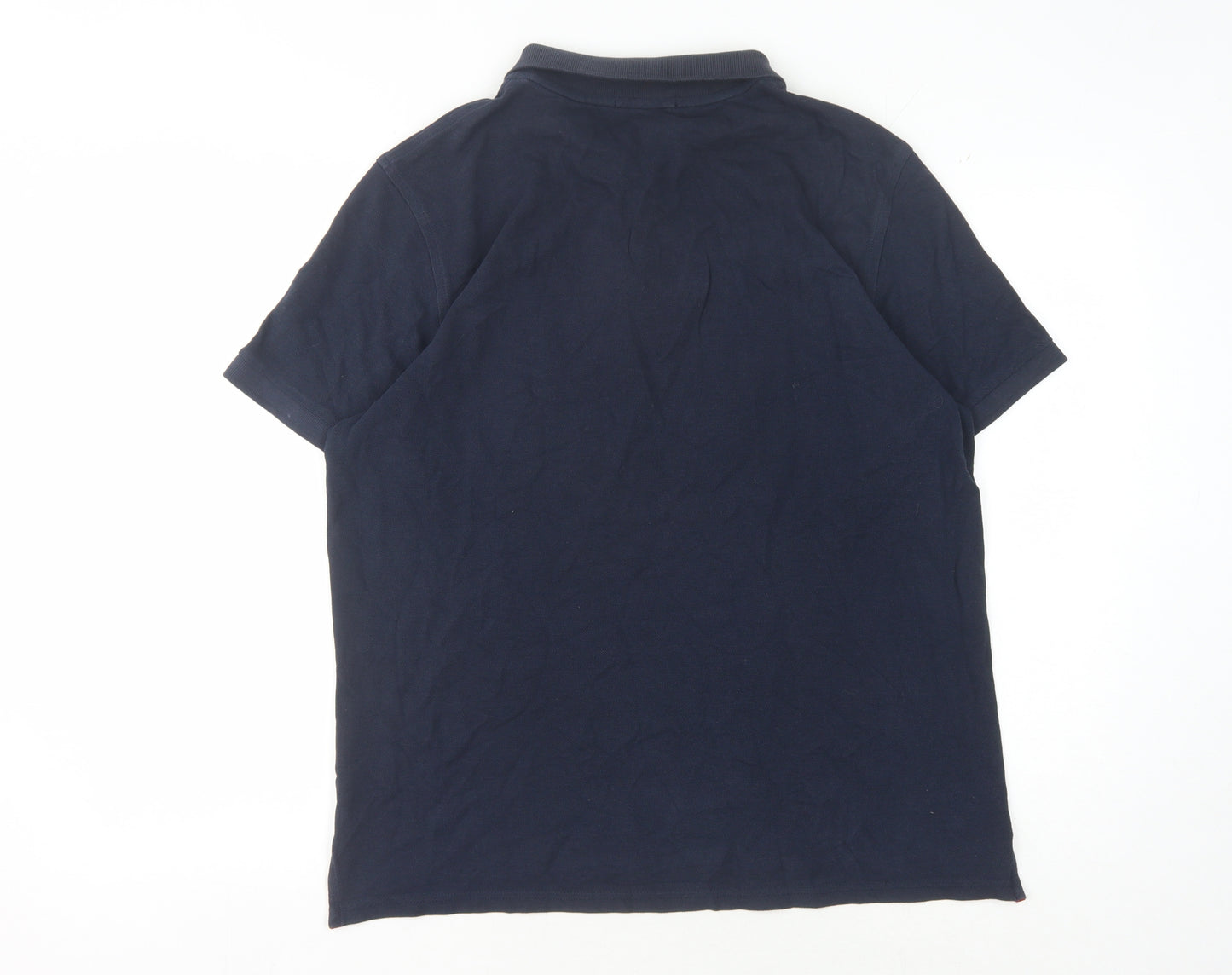 Lyle & Scott Men's Blue Polo Shirt L