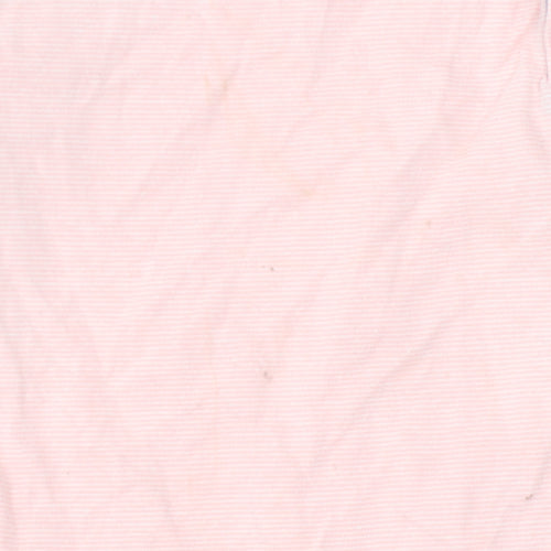 Penguin Men's Pink Polo Shirt Collared Button S