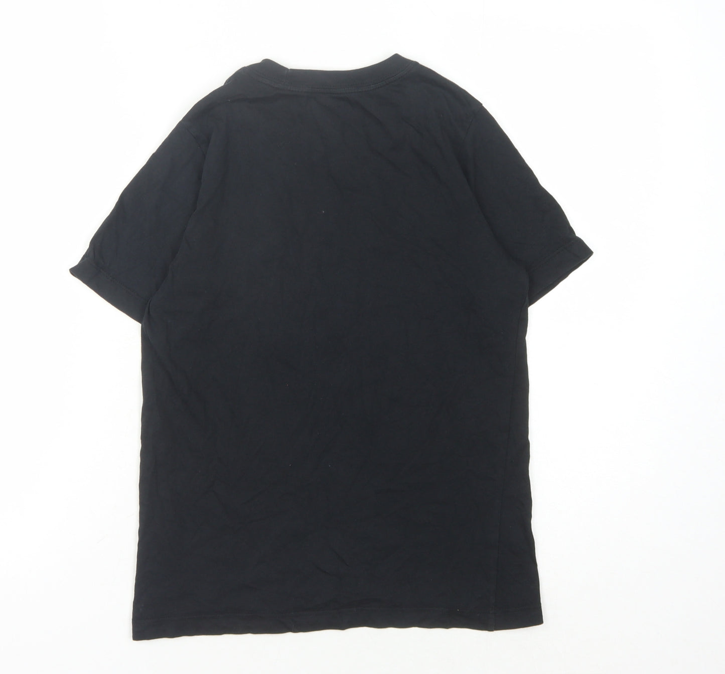 Nike Boys Black Graphic T-Shirt, Size 10-11, Casual Style