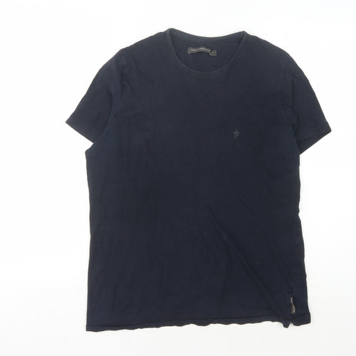 French Connection Men's Black Medium Crew Neck T-Shirt