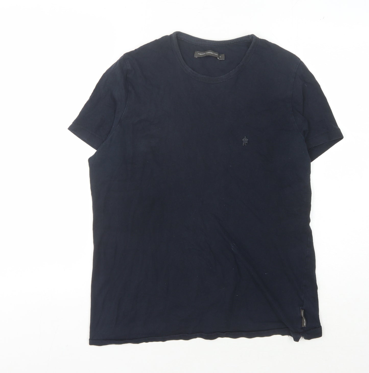 French Connection Men's Black Medium Crew Neck T-Shirt