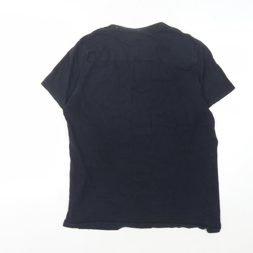 French Connection Men's Black Medium Crew Neck T-Shirt