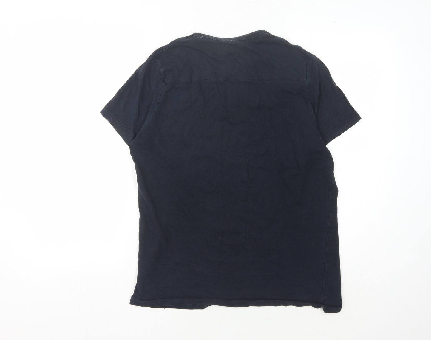 French Connection Men's Black Medium Crew Neck T-Shirt