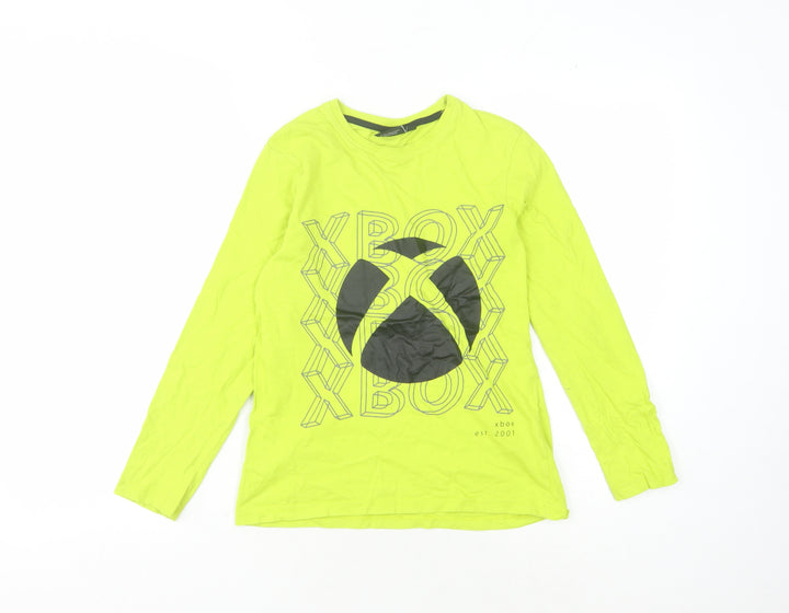 Xbox Boys Green Long Sleeve Graphic T-Shirt 9-10 Years