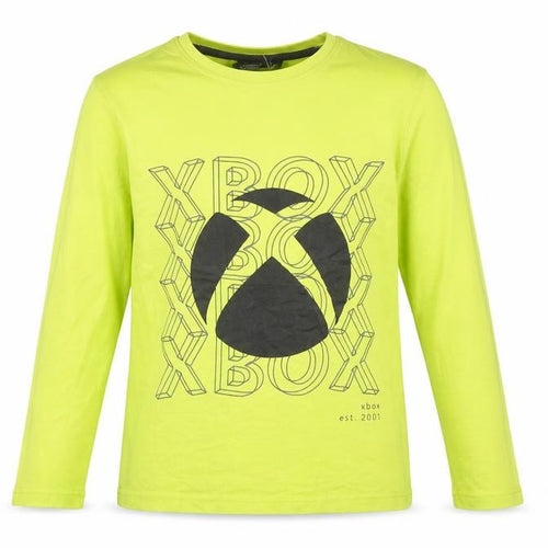 Xbox Boys Green Long Sleeve Graphic T-Shirt 9-10 Years