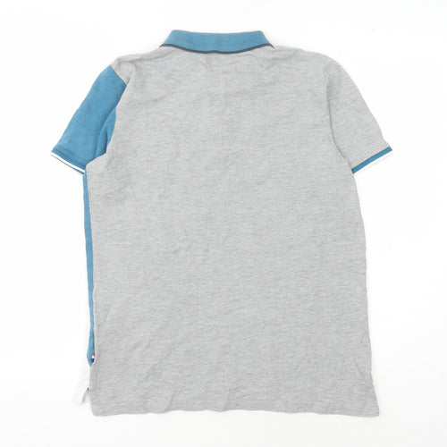 U.S. Polo Assn. Boys Blue Grey Polo Shirt 15-16 Years