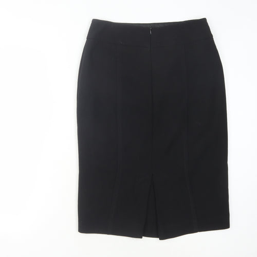 Wallis Women's Black Midi Pencil Skirt Size 10