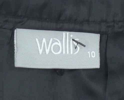 Wallis Women's Black Midi Pencil Skirt Size 10