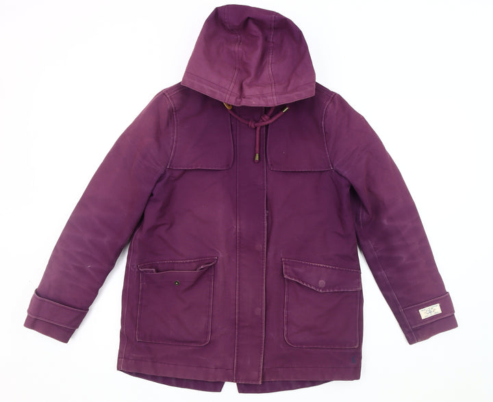 Joules Women's Purple Rain Coat Size 10