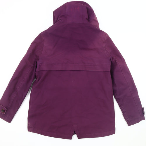 Joules Women's Purple Rain Coat Size 10
