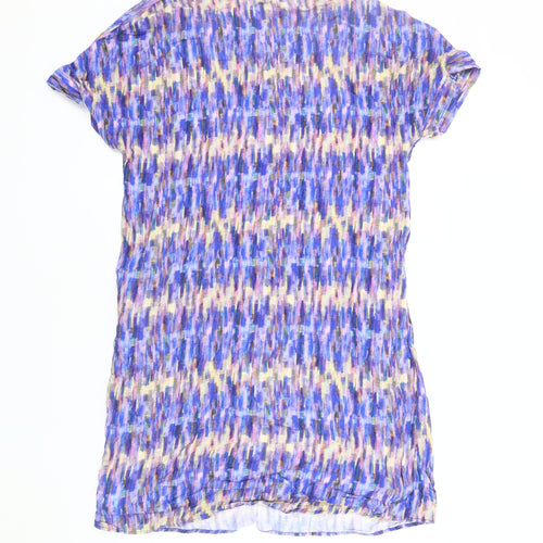 Dash Women's Multicoloured V-Neck Dress Size 12