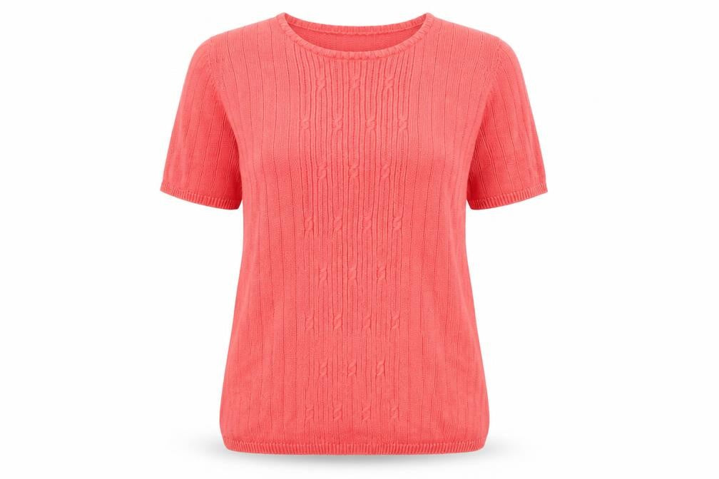Front view of Holmewood Women's Pink jumper M