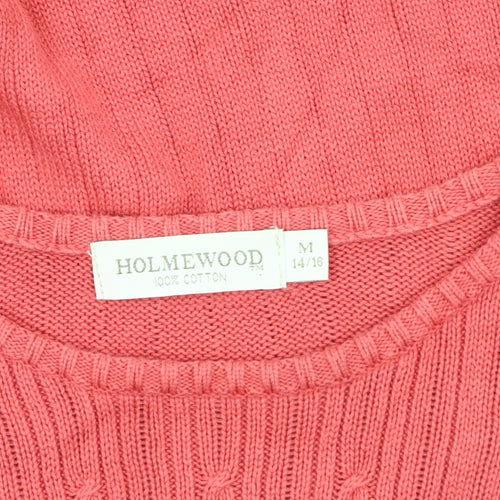 Holmewood Women's Pink Pullover Jumper M