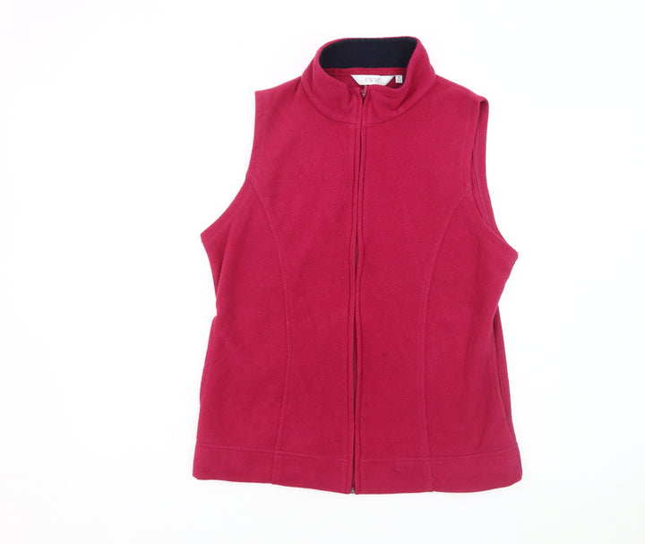 EWM Women's Red Fleece Waistcoat Size S Casual