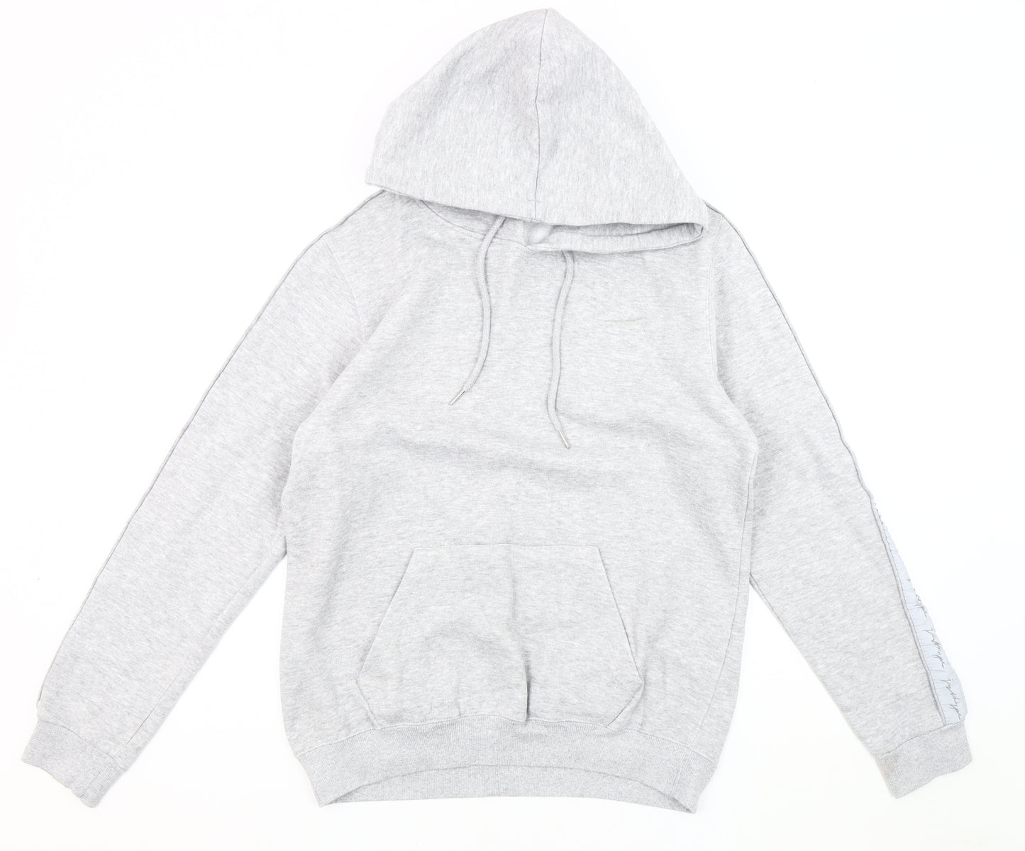 Just Hype Men's Grey Pullover Hoodie L
