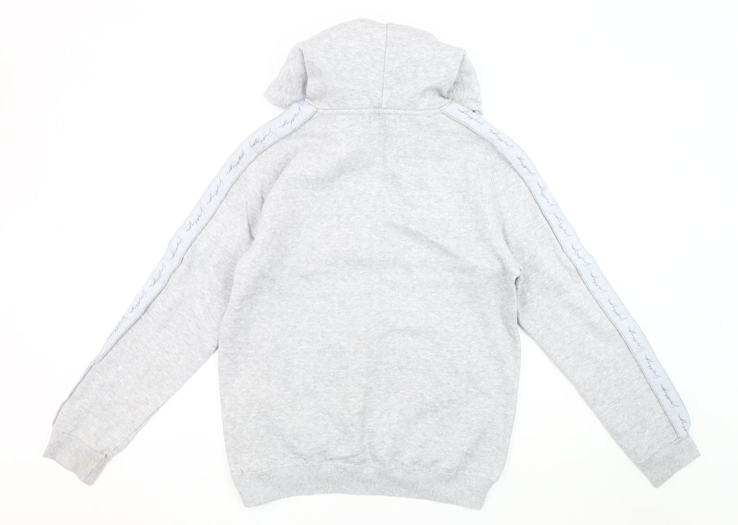 Just Hype Men's Grey Pullover Hoodie L