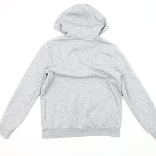 Adidas Boys Grey Pullover Hoodie Size 14 Regular Fit