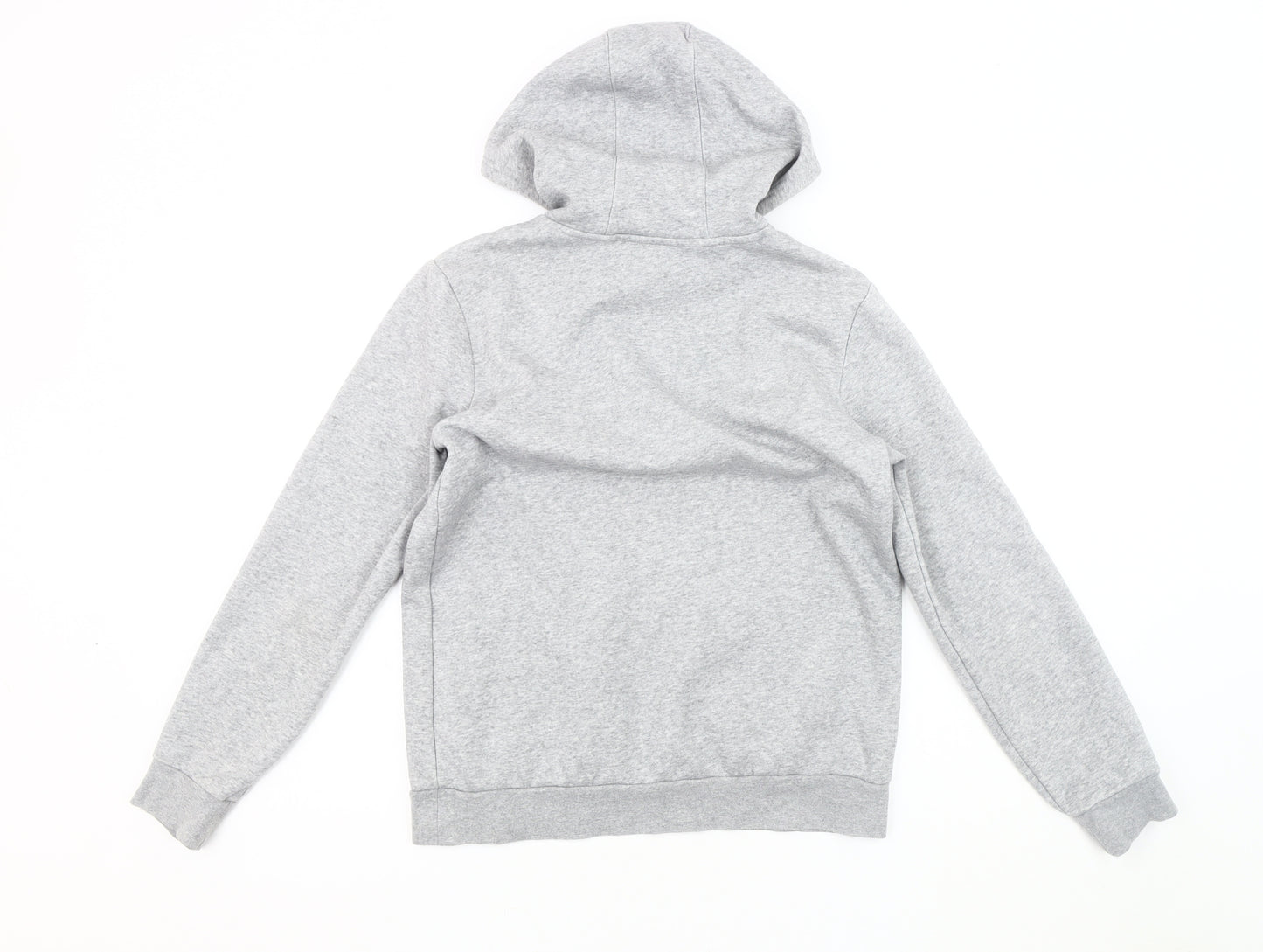 Adidas Boys Grey Pullover Hoodie Size 14 Regular Fit