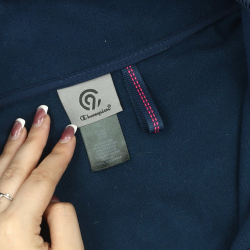 Champion Men's Blue Hooded Parka Jacket