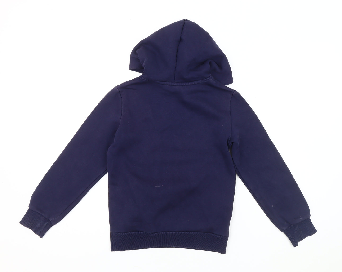Puma Boys Blue Logo Hoodie, Pullover Style, Size 10 Years