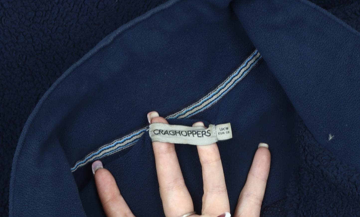 Craghoppers Men's Blue Fleece Jacket M Casual