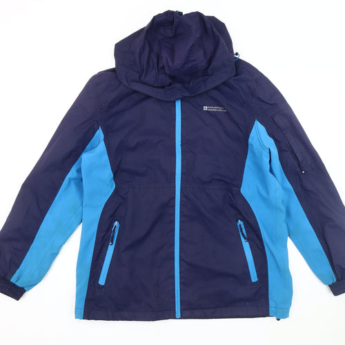 Mountain Warehouse Men's Blue Rain Jacket L