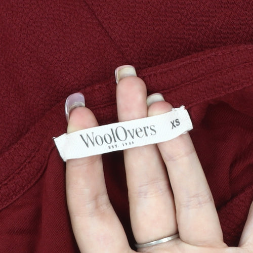 WoolOvers Women's Red Half Sleeve Dress