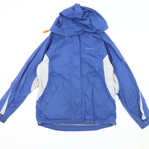 Craghoppers Women's Blue Waterproof Rain Coat Size 10