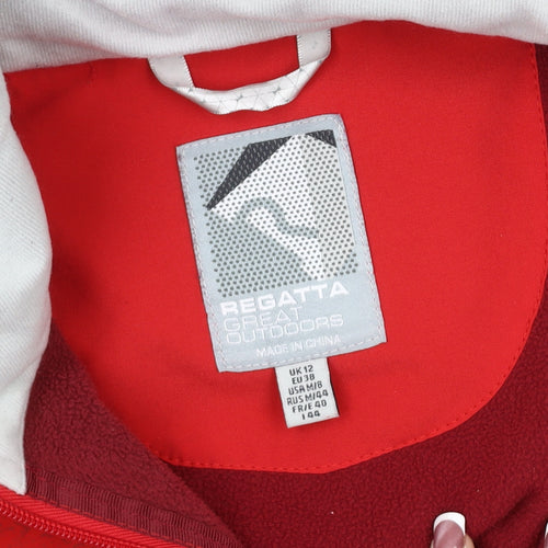 Regatta Women's Red Soft Shell Jacket Size 12