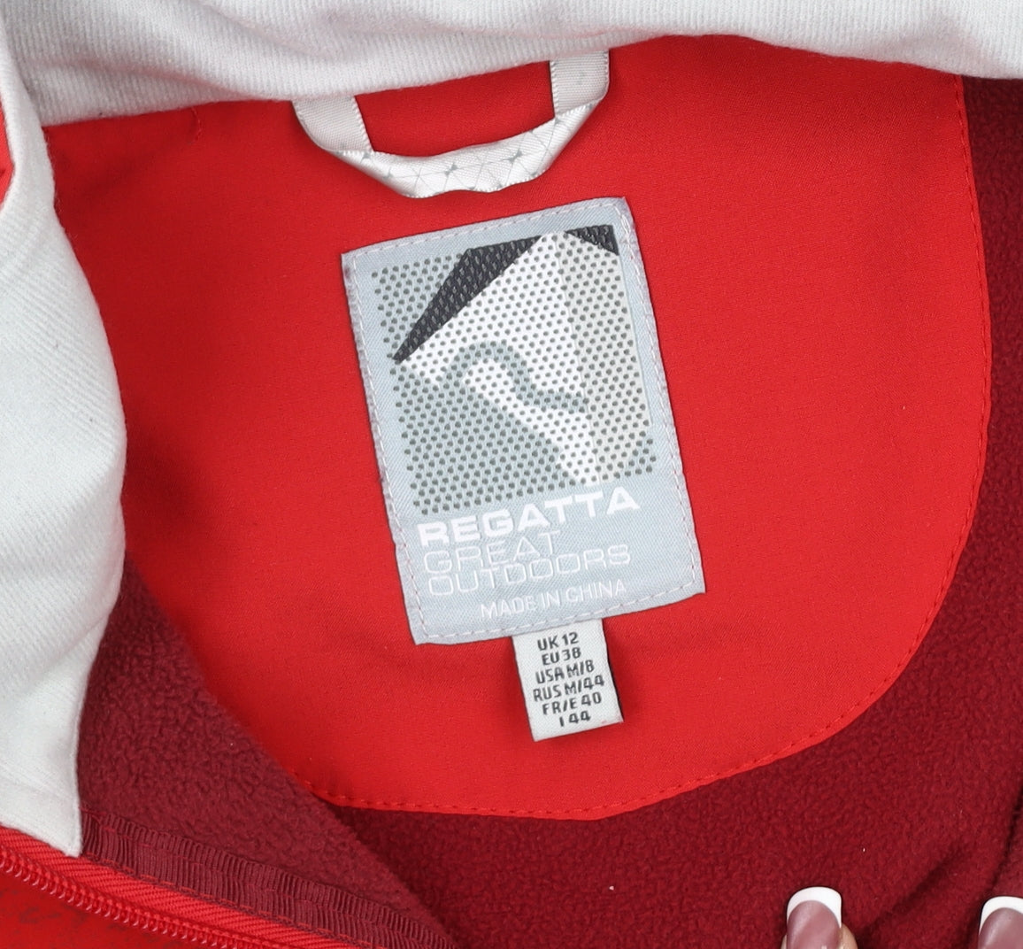 Regatta Women's Red Soft Shell Jacket Size 12
