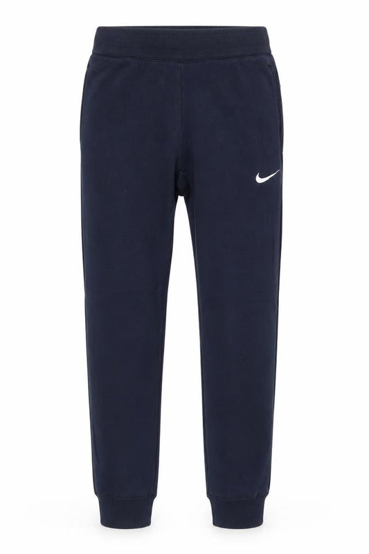 Front view of Nike unisex blue jogger trousers xs, athleisure