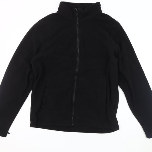 Regatta Men's Black Fleece Jacket M Full Zip Casual