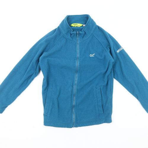 Regatta Boys Blue Fleece Jacket, 12 Years, Full Zip