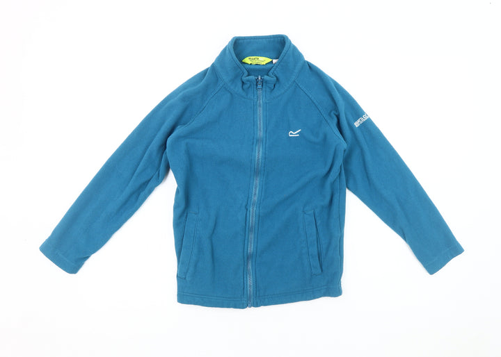 Regatta Boys Blue Fleece Jacket, 12 Years, Full Zip
