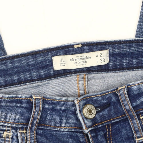 Abercrombie & Fitch Men's Blue Skinny Jeans 4L