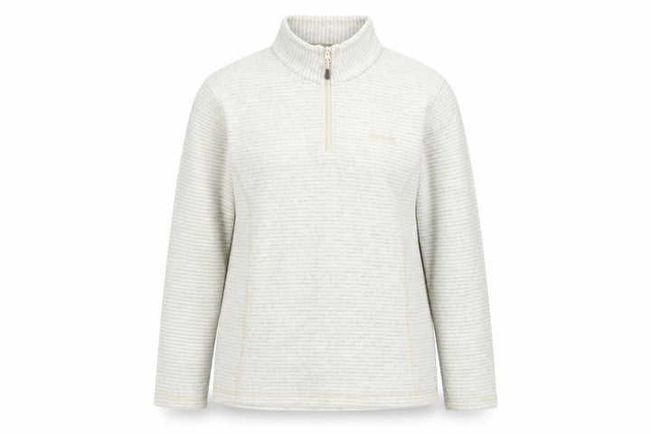 Regatta Women's Grey Striped Pullover Sweatshirt - Size 12