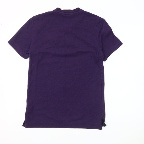 Nike Men's Purple Polo Shirt Size S Football Sports
