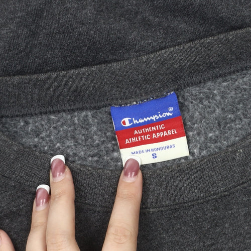 Champion Unisex Grey Pacific Sweatshirt, Size S, University Style
