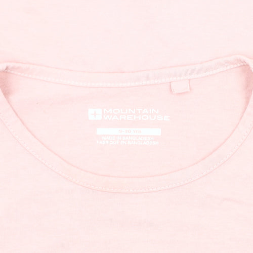 Mountain Warehouse Girls Pink Sequin Star Long Sleeve T-Shirt