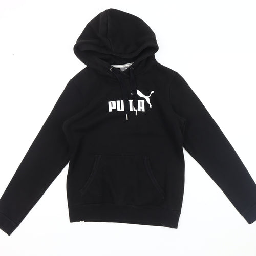 Puma Men's Black Graphic Print XS Hoodie