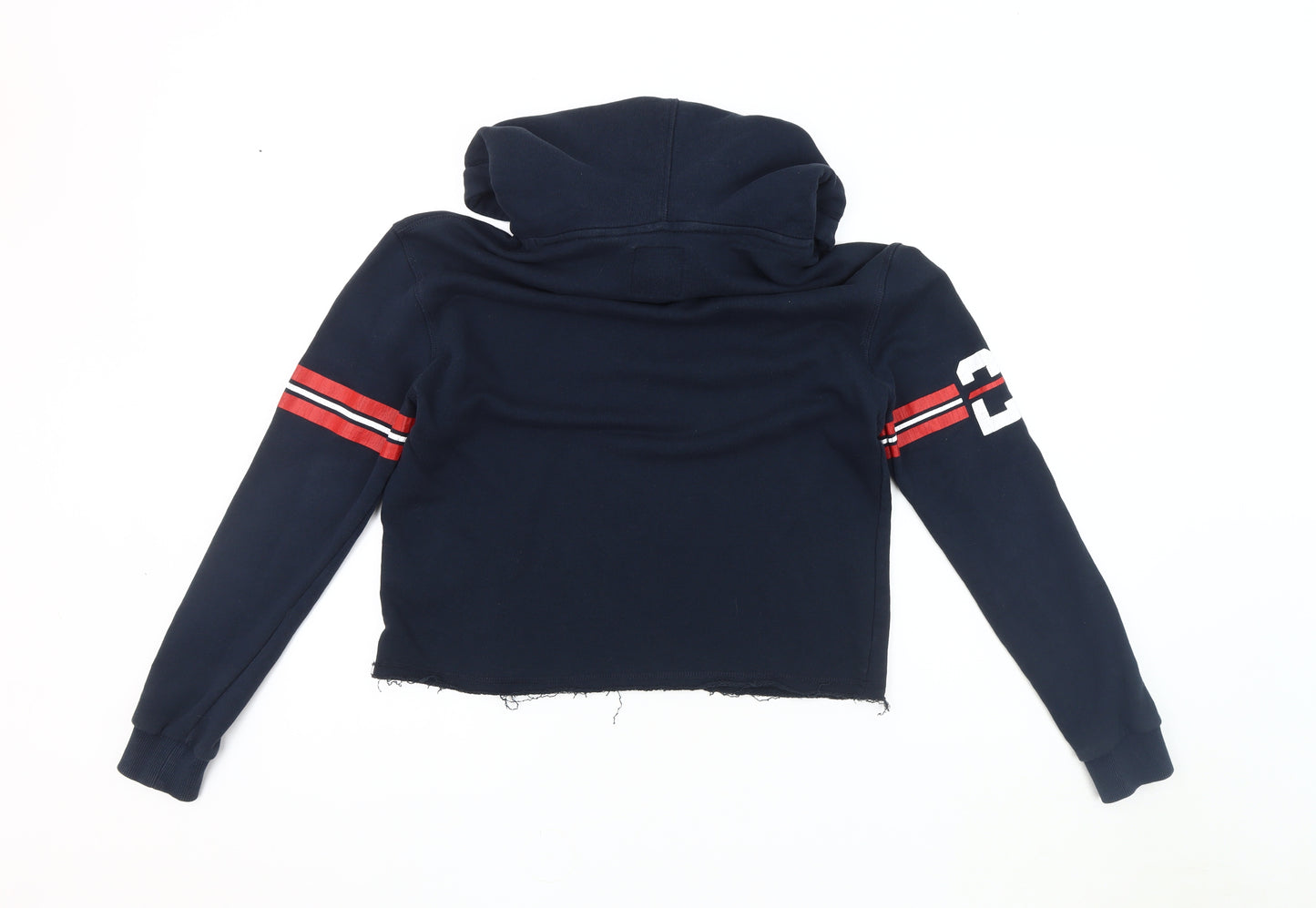 Superdry Women's Blue Pullover Hoodie, Size S, Casual Comfort