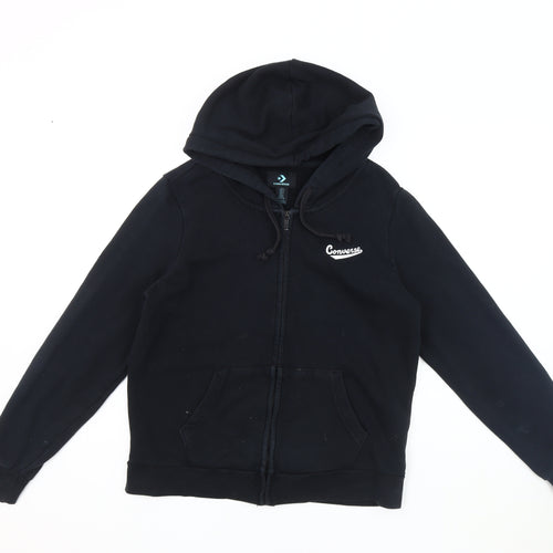 Converse Unisex Black M Hooded Jacket