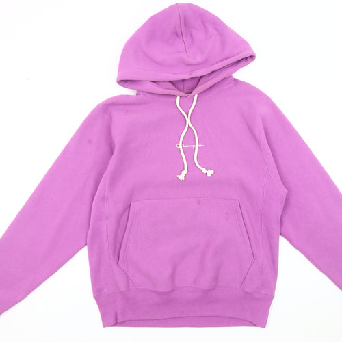 Champion Men's Purple Hoodie S - Logo, Hooded Pullover