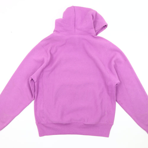 Champion Men's Purple Hoodie S - Logo, Hooded Pullover