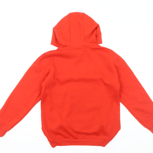 Minecraft Boys Red Hoodie 10-11 Yrs Graphic Adventure Mode