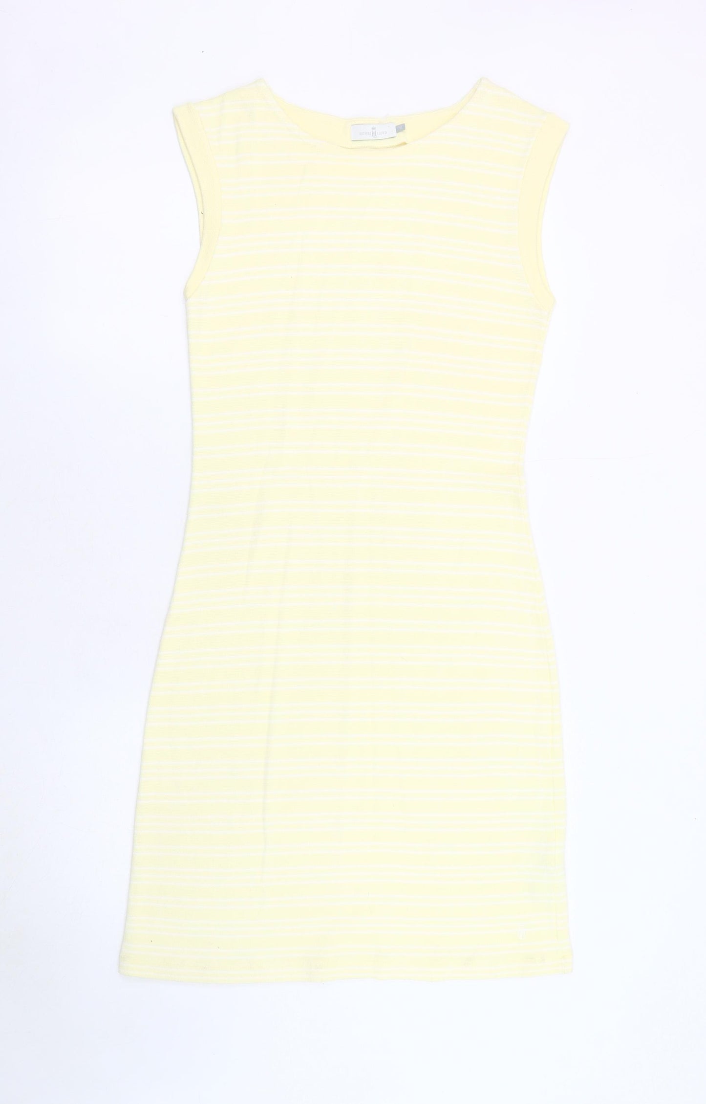 Henri Lloyd Women's Yellow Striped XL Shift Dress
