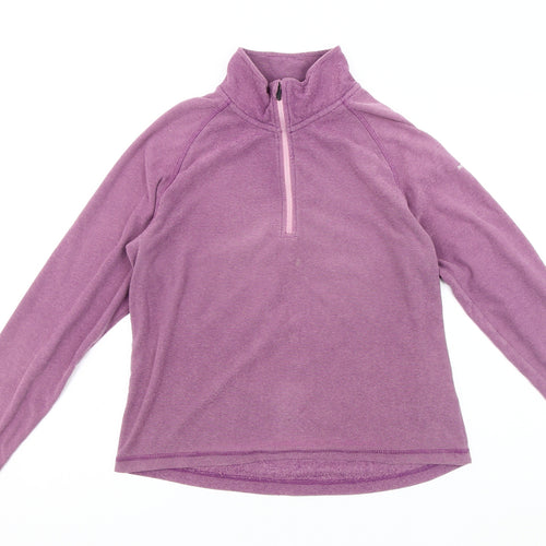 Trespass Women's Purple Fleece Pullover Size M Sweatshirt