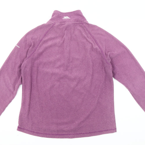 Trespass Women's Purple Fleece Pullover Size M Sweatshirt