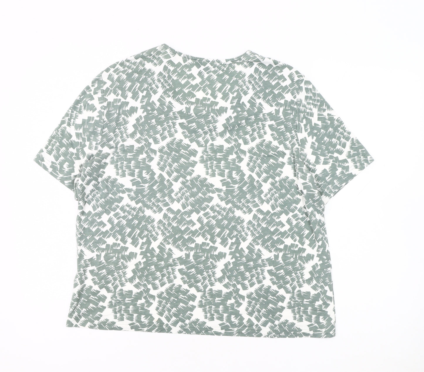 Eastex Women's Green Geometric T-Shirt Size 16