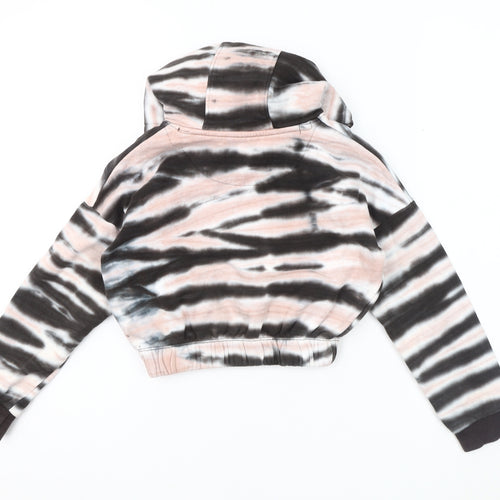 Firetrap Girls Multicoloured Hoodie, 7-8 Years, Fleece, Hooded